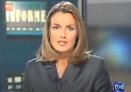 Letizia Ortiz a la tele