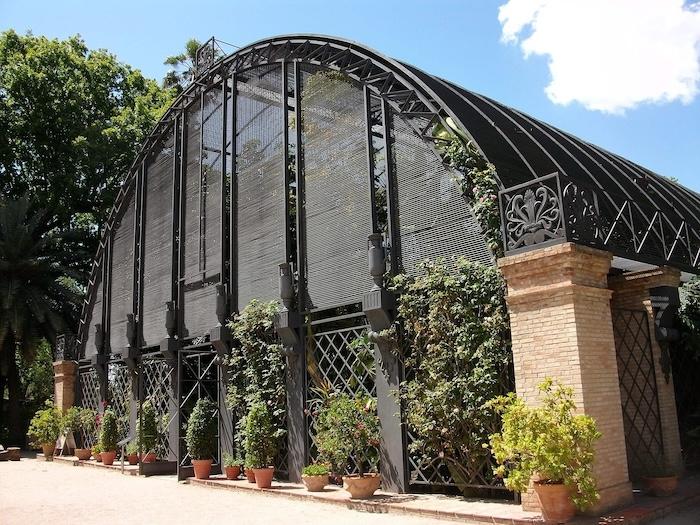 umbracle dans les jardins botaniques de valencia