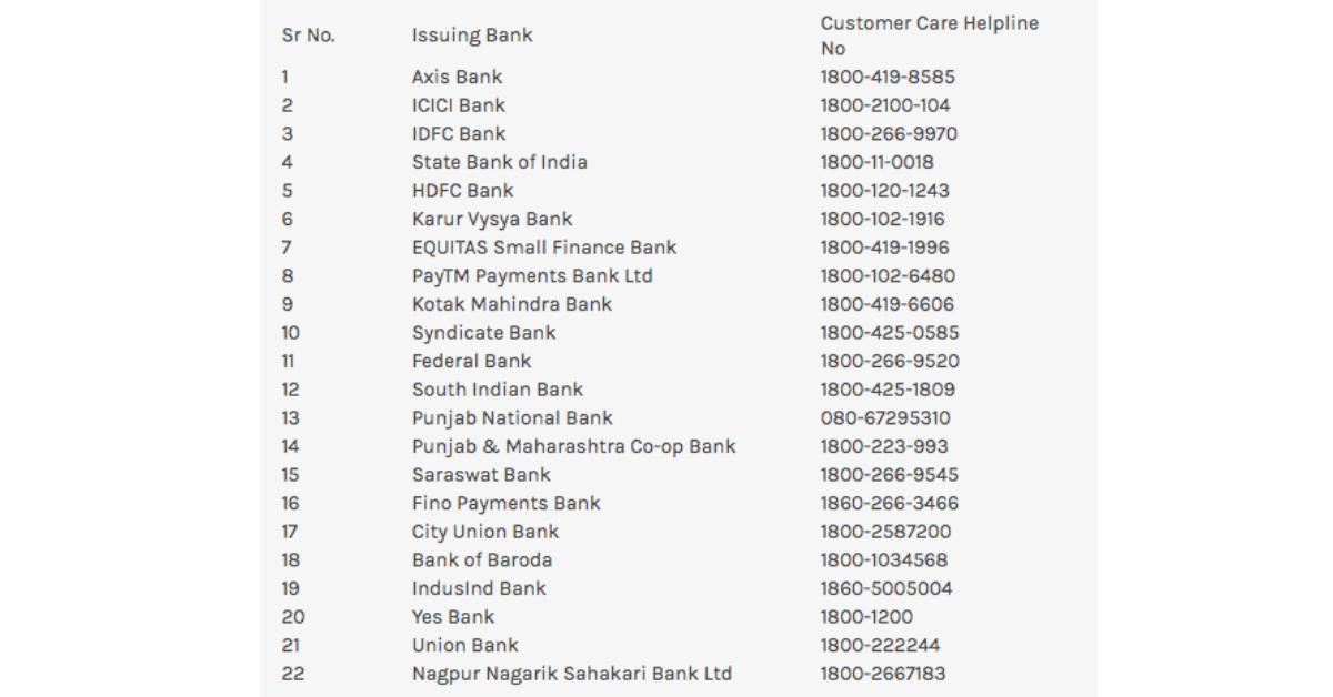 banques banks fastag