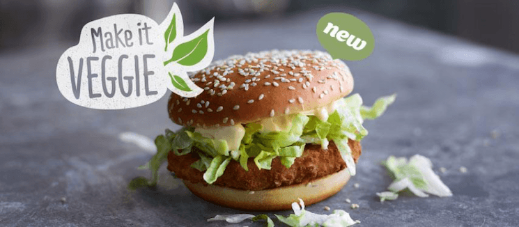 mc donalds menu vegetarien