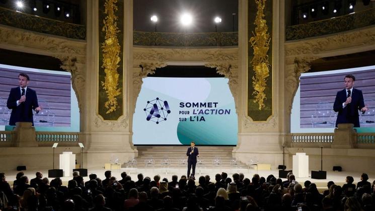 macron s'interroge et prend la parole sur l'IA