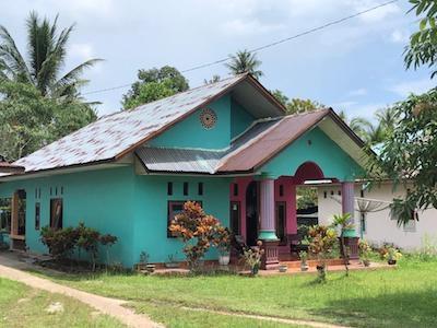 jolie maison des villages de Belitung