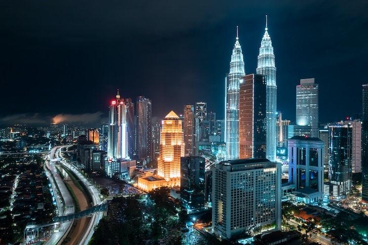 Une vue de Kuala Lumpur en Malaisie