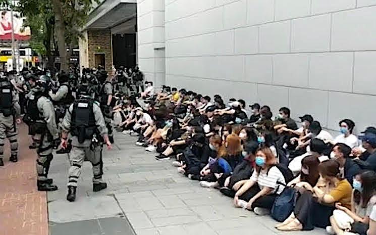 manifestation hong kong loi securité police