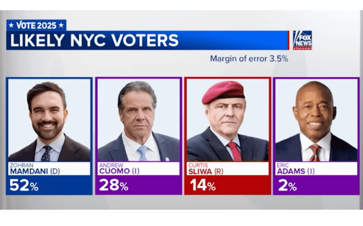 Les candidats à la mairie de New York