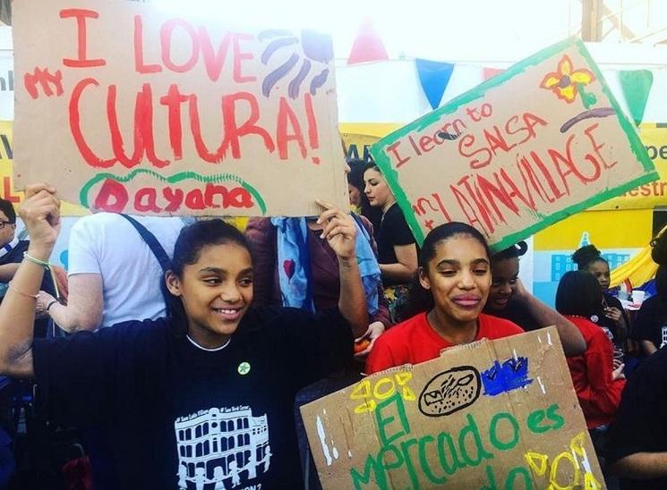 Une photo de manifestantes en 2017