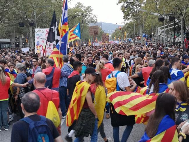 manifestation catalogne