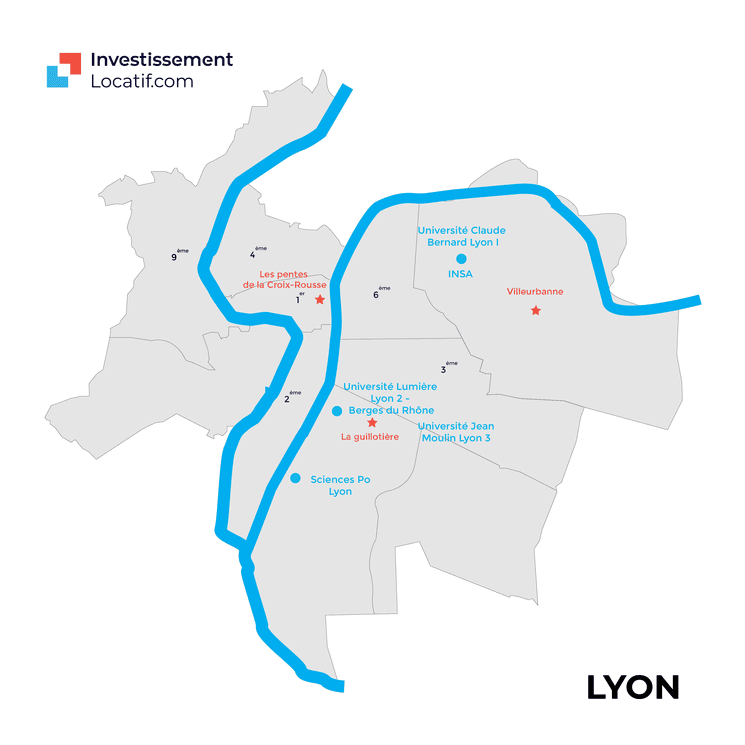 map lyon étudiants