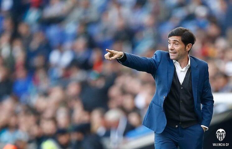 Le coach du Valencia CF, Marcelino