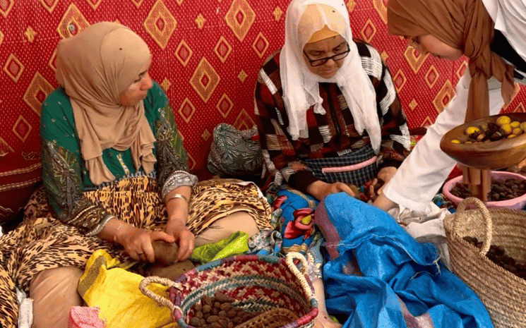 Femmes de la coopératives Marjana à Essaouira © Pauline Deprez