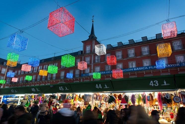 marché noël madrid