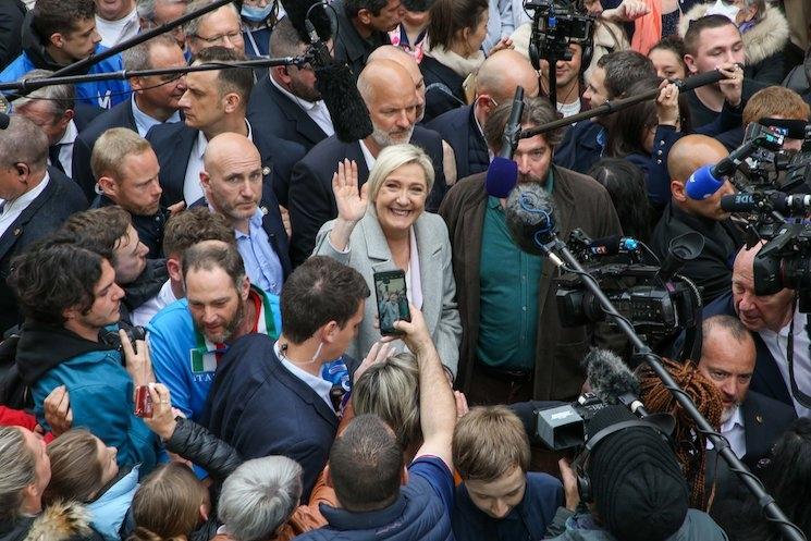 Marine Le Pen, candidate à la présidentielle 2022