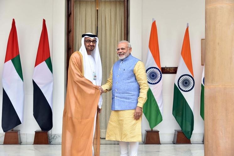 Modi aux Émirats arabes unis