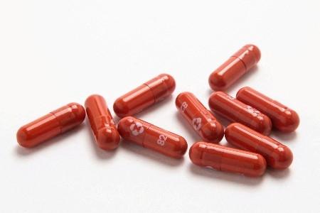 capsules de molnupiravir developpe par Merck