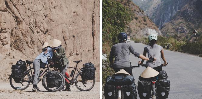 Moments difficiles durant ce trajet en velo