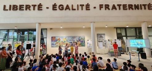 Inauguration de la mosaïque de l’amitié franco-vietnamienne 