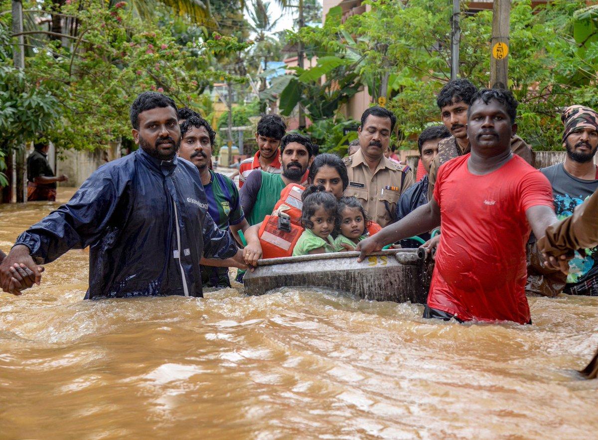 mousson kerala dégats 2018