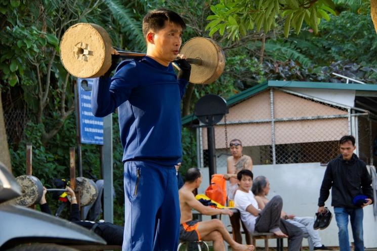 musculation sur banana island 