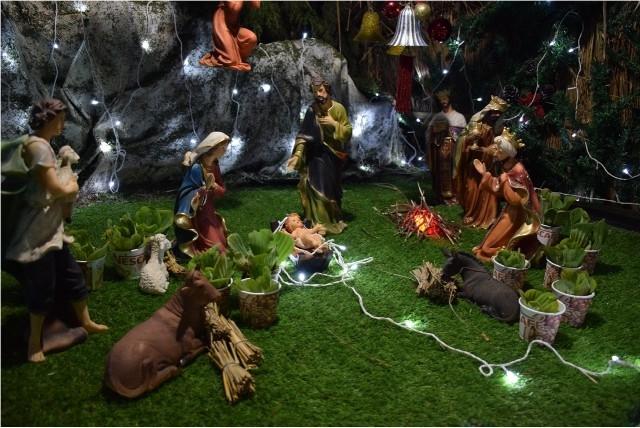 Une crèche de Noël dans le Nagaland