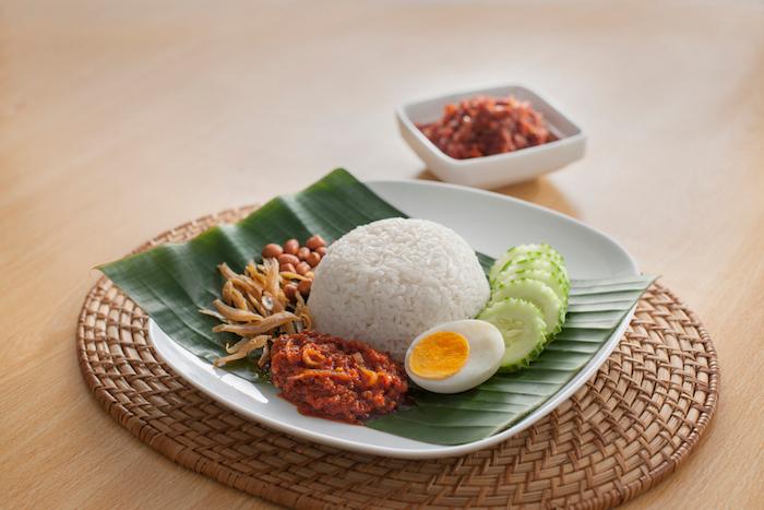 nasi lemak en Malaisie 