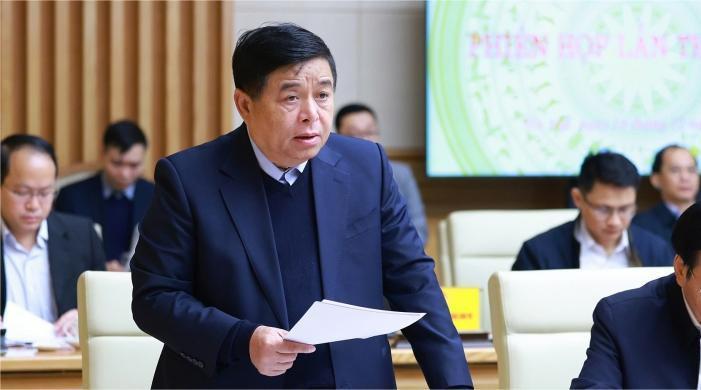 Le ministre de la Planification et de l'Investissement, Nguyen Chi Dung