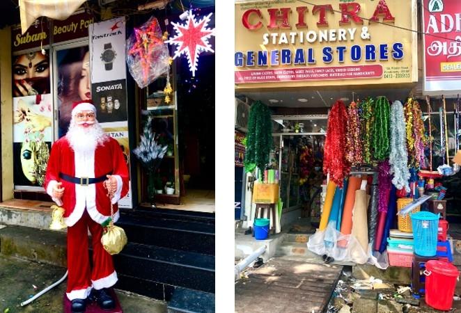 Boutiques de Noël à Pondichéry