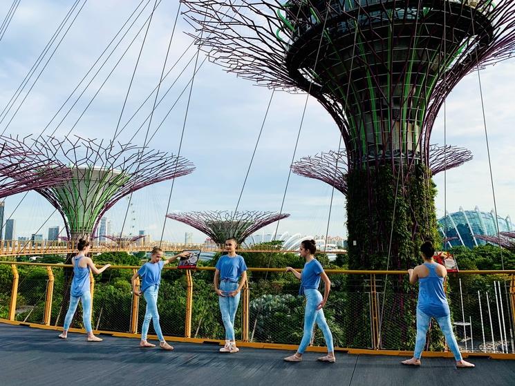 danseurs dans garden by the bay