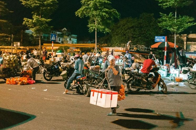 la nuit à Long Bien 