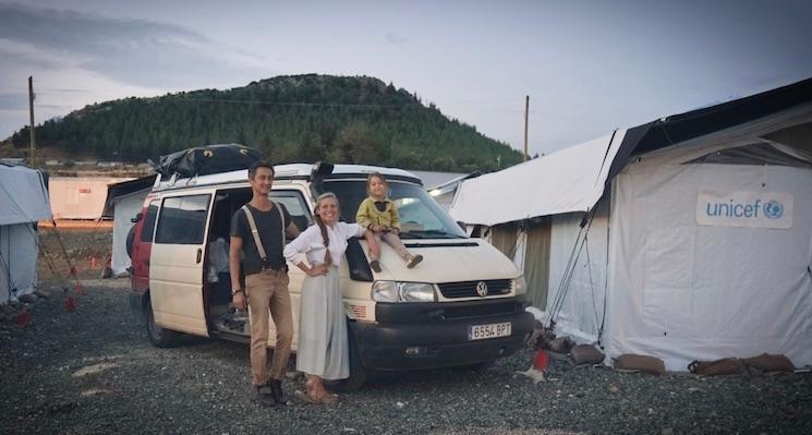 Orbit Musicians en Turquie dans un camp de réfugiés