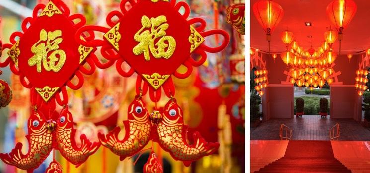 Decorations nouvel an chinois
