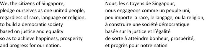 La national pledge est récitée tous les matins dans les écoles.