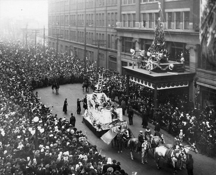 Parade de Noël à Toronto en 1918