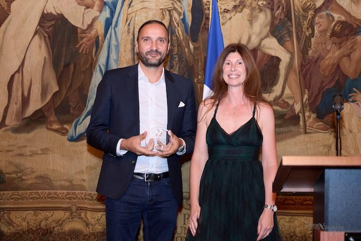 Patrice Martineau et Laurence Pillon, Vice President French of Compass (crédit : Anne Vandycke)