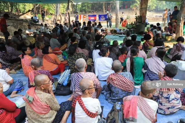 Habituellement fréquenté par les villageois de Leang Dai, l'événement de cette année a également accueilli des personnes d'autres villages. Photo : Isa Rohany