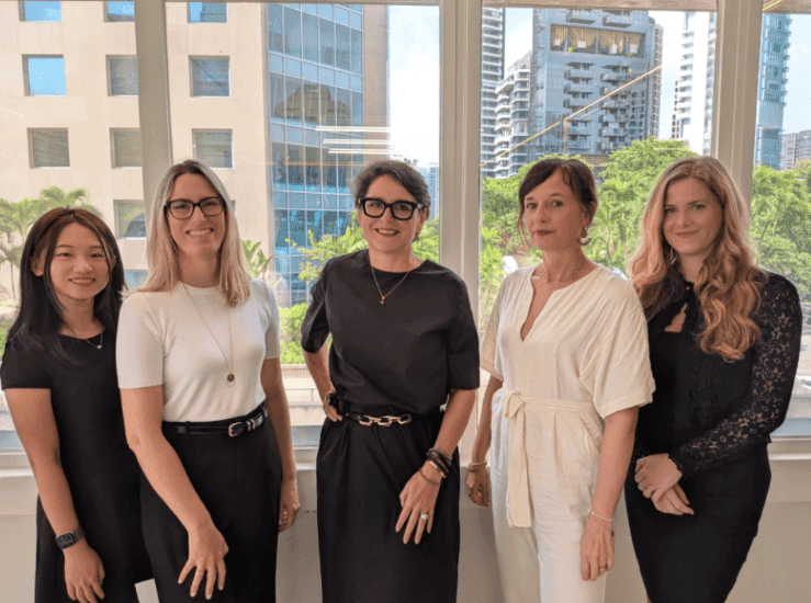 L’equipe Recruitment & Corporate Services de la French Chamber of Commerce in Singapore 