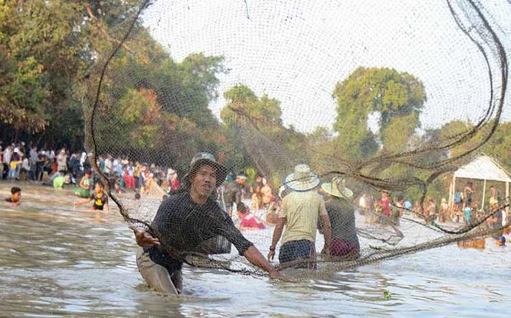 peche au filet cambodge