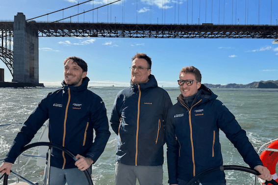 De gauche à droite, Alexandre Dechelotte, Fabien Lamaison et Simon Bernard.