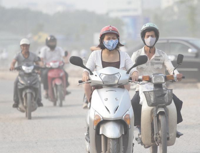 La pollution grandissante de Hanoi 