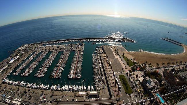 vue panoramique du port olympique 