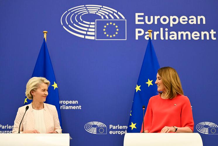 ursula van der leyen et roberta metsola