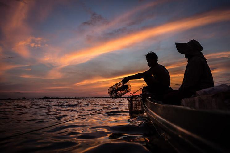 pêcheur Cambodge