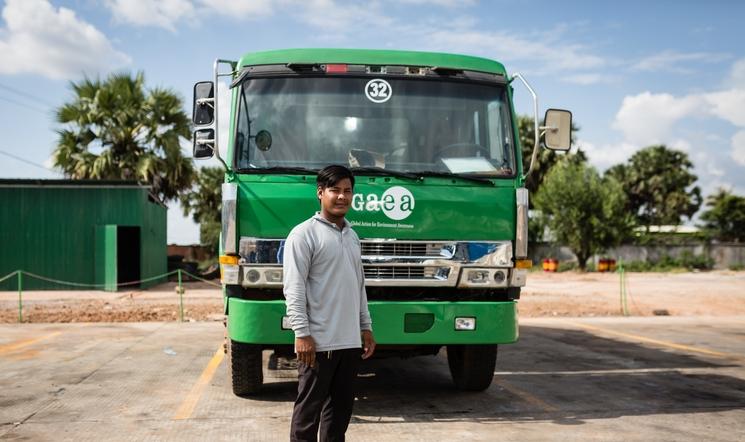 Camion Gaea a Siem Reap