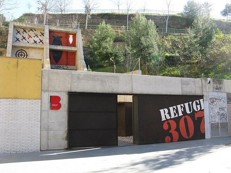 photo de l'édifice Refugi 307 dans barcelone