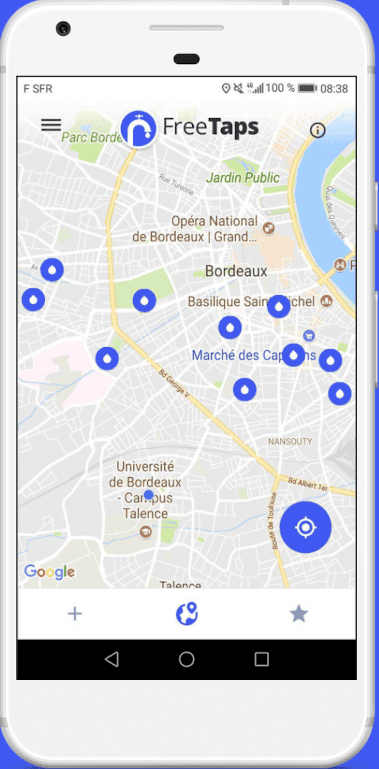 L'application FreeTaps, pour trouver de l'eau partout