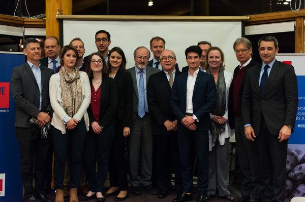 Photo de groupe au Grand Prix Vie 2018