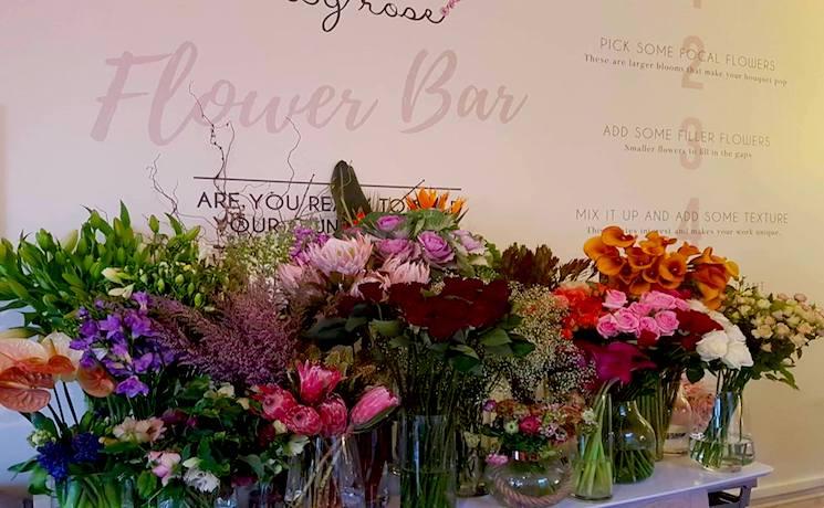 Ruby rose flower bar auckland