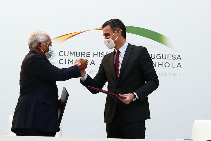 rencontre entre le président espagnol sanchez et portugais costa