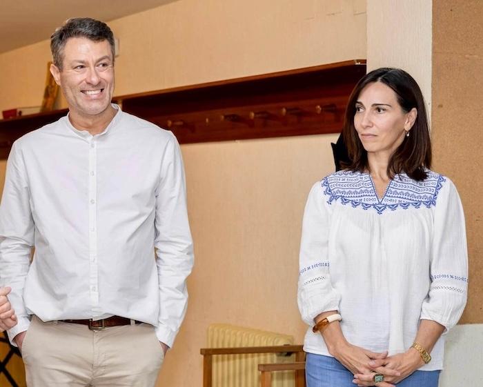 Pierre-Olivier Bousquet au Salon de l’Emploi francophone de Madrid du 2 octobre 2025 au côté de la Consule Générale de France à Madrid Nathalie Berthy