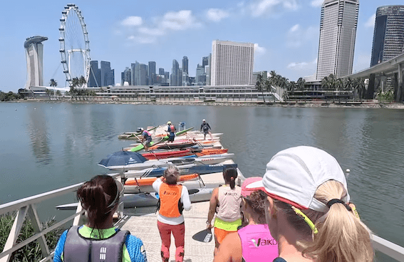 championnats du monde de va'a à Singapour 
