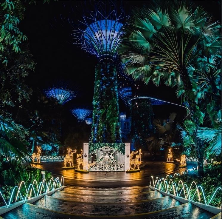 marché de noel singapour Gardens by the Bay  Christmas Wonderland